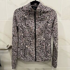 Athleta Salutation Textured Print Jacket